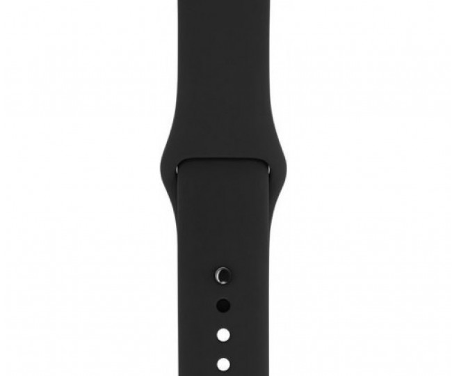 Apple Watch Series 1 42mm Space Gray Aluminum Case with Black Sport Band (MP032) Уцінка